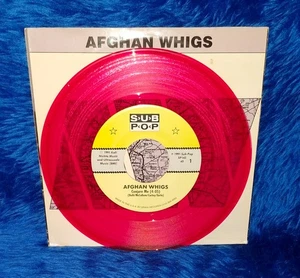 Afghan Whigs Conjure Me b/w My World Is Empty SUB POP 7" SINGLE Magenta Vinyl - Picture 1 of 5