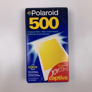 Polaroid 500 Color instant film 10 exposures 4.4”  x 2.5” Sealed Box 8/02 - Picture 1 of 6