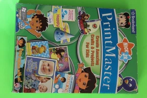 Broderbund Print Master Nick Jr. Edition Printmaster Graphic Design Software NEW - Picture 1 of 6