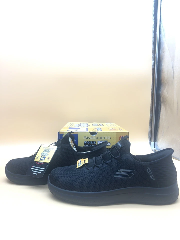 Skechers Women's Slip-Ins Summits - Enslee Slip Resistant Sneakers Wide 108144W