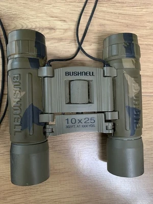 Bushnell Camouflage Binoculars 10x25 TESTED✅ - Image 1 of 4
