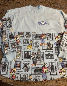 Camiseta Disney Cruise Line 2025 Europe Sailing Spirit Talla S Fantasy DCL - Imagen 1 de 12