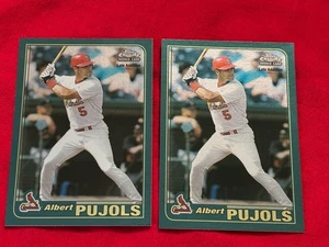 (2) 2001 Topps Chrome Late Edition Albert Pujols Rookie RC - HOF 2028! ⚾️🔥📈 - Picture 1 of 6