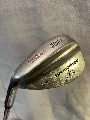 Wilson Harmonized LH Sand Wedge 55° Wedge Steel Shaft Left-Handed Tour Wrap grip - Image 1 of 4