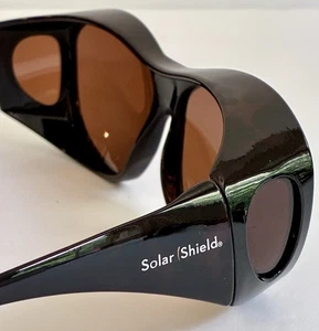 Solar Shield Fits Over Sunglasses Polarized SR0322 - Picture 1 of 8
