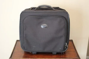 Longchamp Boxford schwarz Canvas Leder Rollkoffer Handgepäck Trolley - Bild 1 von 11