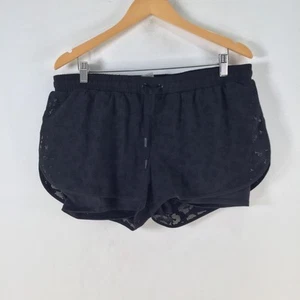 Witchery shorts womens size L black geometric stretch 114526 - Picture 1 of 10