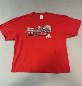 Camiseta De Colección Ohio State Buckeyes 2007 Campeonato Nacional Juego Talla 2XL XXL - Imagen 1 de 6