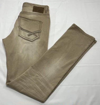 BKE Buckle Jake Straight Pants Men Khaki Size 32XL (32x36”) Stretch Pocket Jeans - Image 1 of 4