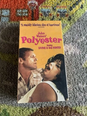 John Waters’ POLYESTER - 1981 (VHS, 1993 - New Line) SEALED WATERMARKED RARE OOP - Image 1 of 4