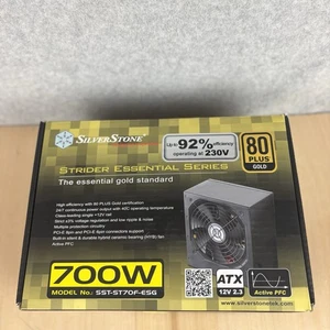 Silverstone ST70F-ESG 700W 80 Plus Gold ATX 12V v2.3 Power Supply TESTED - Picture 1 of 6