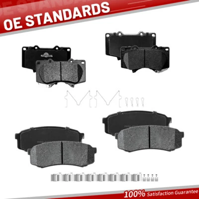 Juego de pastillas de freno delanteras y traseras para Toyota 4runner 2003 2004 2005 2006 2007 - 2020 Foto 1 de 4