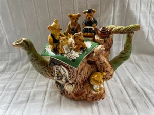 Paul Cardew - Teddy Bears Picnic - Large Collectors Decorative Teapot REDUCED - Picture 1 of 8
