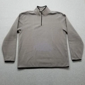 Chaqueta Antigua Marina Para Hombre XL Bolsillos Grises Cremallera Cuello Simulado Suéter de Lanza - Imagen 1 de 14