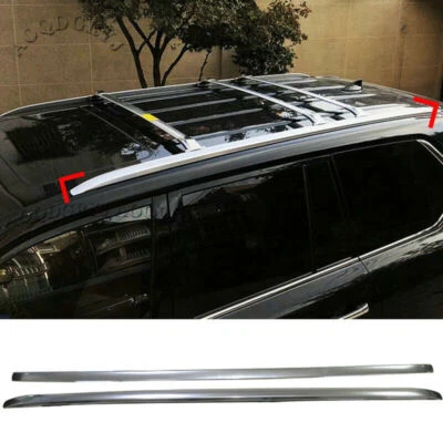 Barras transversales de equipaje de riel de techo superior de aleación de aluminio para LEXUS LX570 2016-2021 Foto 1 de 3