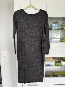 Umstandskleid Strickkleid Grau Meliert S - Bild 1 von 11