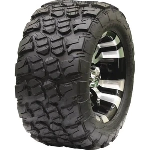 Ocelot 10x7, 4/4, 3+4 D118 Golf Cart Wheel And Ocelot 18x9-10 Aurora GT Tire Kit - Picture 1 of 11