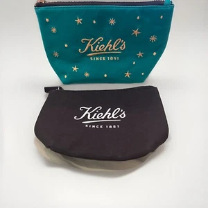 Lot Of Two Kiehls Makeup Bags - Picture 1 of 3