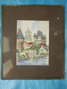 AQUARELLE J. ROUILLOT d'après BARDAY (1951) - Picture 1 of 2