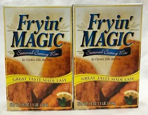 Fryin' Magic Seasoned Coating Mix Lot of 2-16 oz Best By: 8/4/24 FREE SHIP - Picture 1 of 5