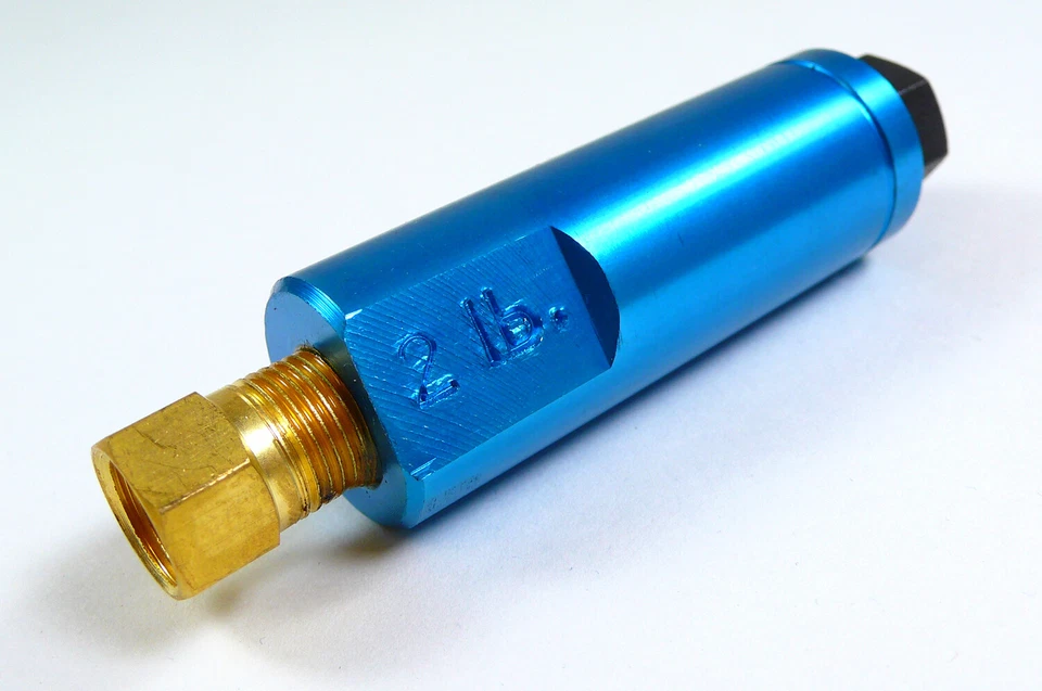 Válvula de retención residual 2 libras azul RACING POWER CO-EMPAQUETADA R4513 Foto 1 de 1