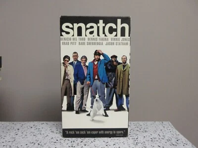 Snatch VHS 2001 Brad Pitt Jason Statham  funny comical - Image 1 of 3