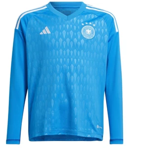 Adidas Alemania DFB Fútbol GK Portero Camiseta Azul YOUTH HC1294 Talla 176 XL - Imagen 1 de 3