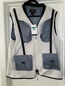 NIKE Air Jordan Utility Vest 23 Engineered Mens XLT Phantom Aviator Gray White - Picture 1 of 6