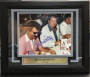 Richard Petty Nascar Autographed Framed 8x10 Photo JSA Coa