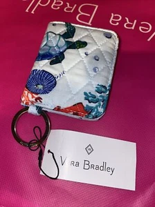 NEW Vera Bradley Campus Double ID NWT Anchors Aweigh Sea Turtle Keyring Cards - Picture 1 of 5