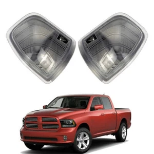 2 Pcs ABS Side Mirror Turn Signal Light LH RH Pair for Dodge Ram Pickup Truck - Picture 1 of 5