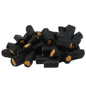 Lakritzstücke Salmiak Rocks Con Salmiak Konfekt Riempimento - Foto 1 di 1