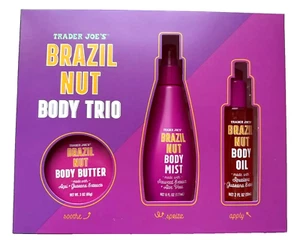 NEW Trader Joe's Brazil Nut Body Butter Trio - Butter, Mist, Oil NIB Mothers Day - Picture 1 of 7