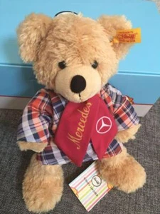 Mercedes-Benz×Steiff Teddy Bear Fin 2018 Edition Beige 28cm/11in Collaboration - Picture 1 of 7