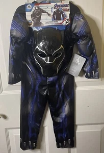 Marvel BLACK PANTHER Boys Costume with Lights Size 3 Brand New - Picture 1 of 15