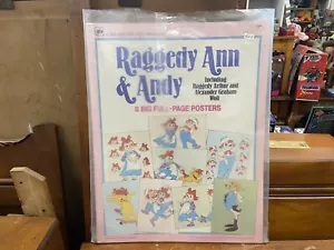 Vintage 1979 Raggedy Ann And Andy Poster Page Book - Foto 1 di 7