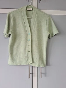 Lady's Short Sleeve Cardigan Bought 1970's - Picture 1 of 3