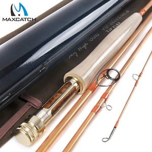 Maxcatch Skyhigh Gold Fliegenangelrute 9 Fuß 5/6/8 Wt IM12 Toray Carbon Tip Flex9,5 - Bild 1 von 6
