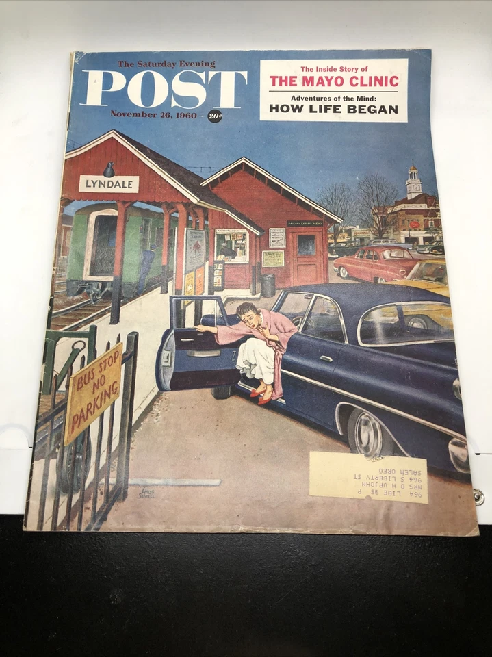 The Saturday Evening Post November 26 1960 The Mayo Clinic Story, Newsstand - Image 1 of 4