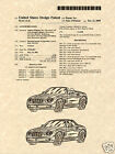 CHRYSLER CROSSFIRE ROADSTER Patent Art Print READY TO FRAME!! 2004 Convertible