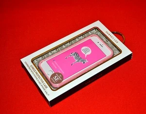 Funda Dabney Lee se adapta a Apple iPhone SE (2da generación)/8/7/6s/6 rosa a rayas doradas blancas - Imagen 1 de 5