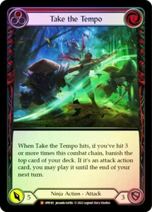 FAB  RAINBOW FOIL Take the Tempo  - Uprising Card # 161 - Picture 1 of 1