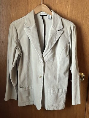 St John's Bay Corduroy Blazer Size Medium Workwear Academic - Image 1 of 4