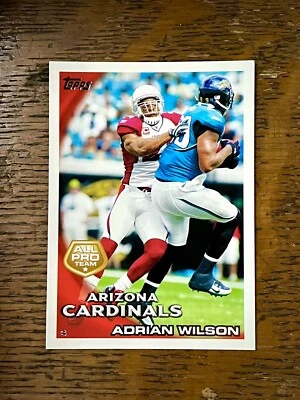 Adrian Wilson 2010 Topps Football #229 MINT Cardinals All-Pro Legends Shield Jr. - Image 1 of 2