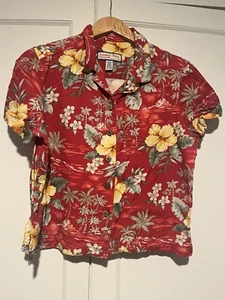 Women’s Jamaica Bay Floral/Hawaiian Button Up - Picture 1 of 3