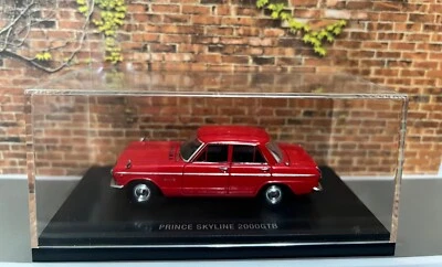 Nissan Prince Skyline 2000GT  1966 1/43 Scale EBBRO 44237 w/- Acrylic Case - image 1 of 4