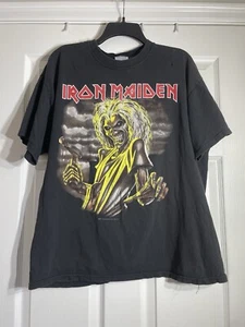 Vintage Iron Maiden Band Tshirt XL Distressed - Bild 1 von 8
