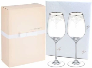 NARUMI Pair Wine Glass JILL STUART 340cc Pair Set Made in Japan - Picture 1 of 5