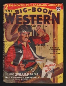 BIG-BOOK WESTERN MAGAZINE Vol. 17 #3, May 1946, GD CONDITION, 2 Complete Novels - Imagen 1 de 2