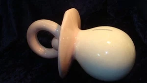 PACIFIER PINK PORCELAIN BANK ~ 7.5”x4.75” ~ Excellent Condition ~ - Picture 1 of 6